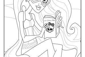 Monster High Coloring Pages | Coloring pages for Girls | Cool coloring page | #18