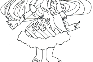 Monster High Coloring Pages | Coloring pages for Girls | Cool coloring page | #19