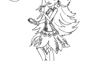 Monster High Coloring Pages | Coloring pages for Girls | Cool coloring page | #20