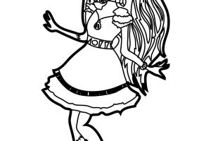 Monster High Coloring Pages | Coloring pages for Girls | Cool coloring page | #8