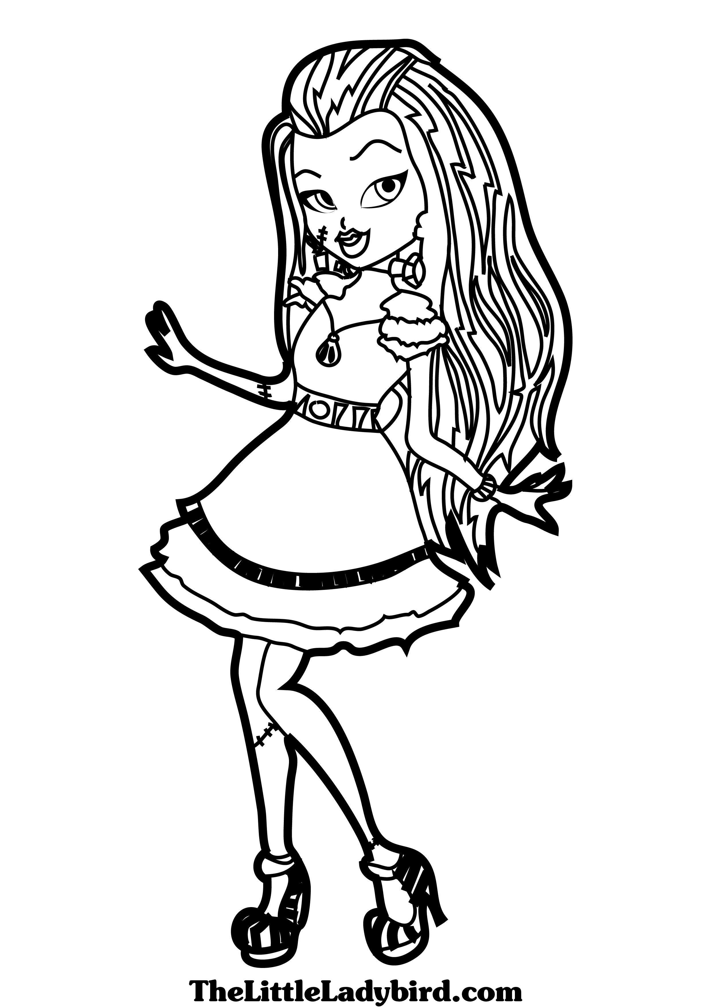  Monster High Coloring Pages | Coloring pages for Girls | Cool coloring page | #8