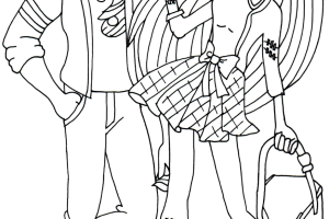 Monster High Coloring Pages | Coloring pages for Girls | Cool coloring page | #9