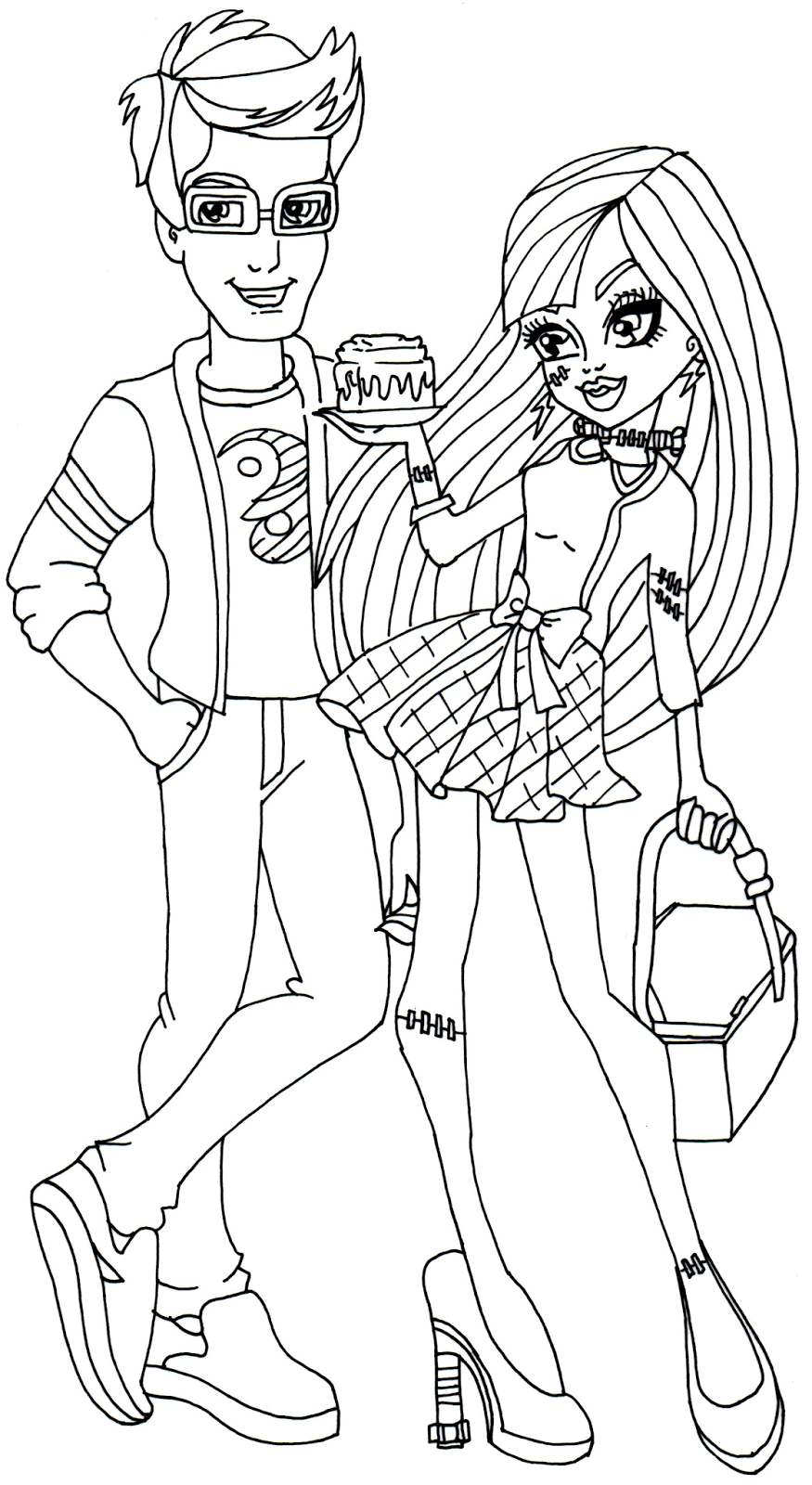  Monster High Coloring Pages | Coloring pages for Girls | Cool coloring page | #9