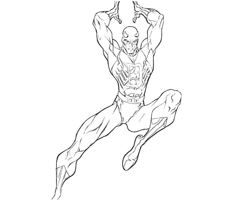  DareDevil The Movie Coloring pages | Marvel Daredevil | Daredevil tv series | Daredevil series | #11