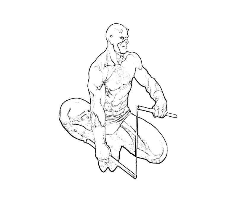 DareDevil The Movie Coloring pages | Marvel Daredevil | Daredevil tv series | Daredevil series | #24