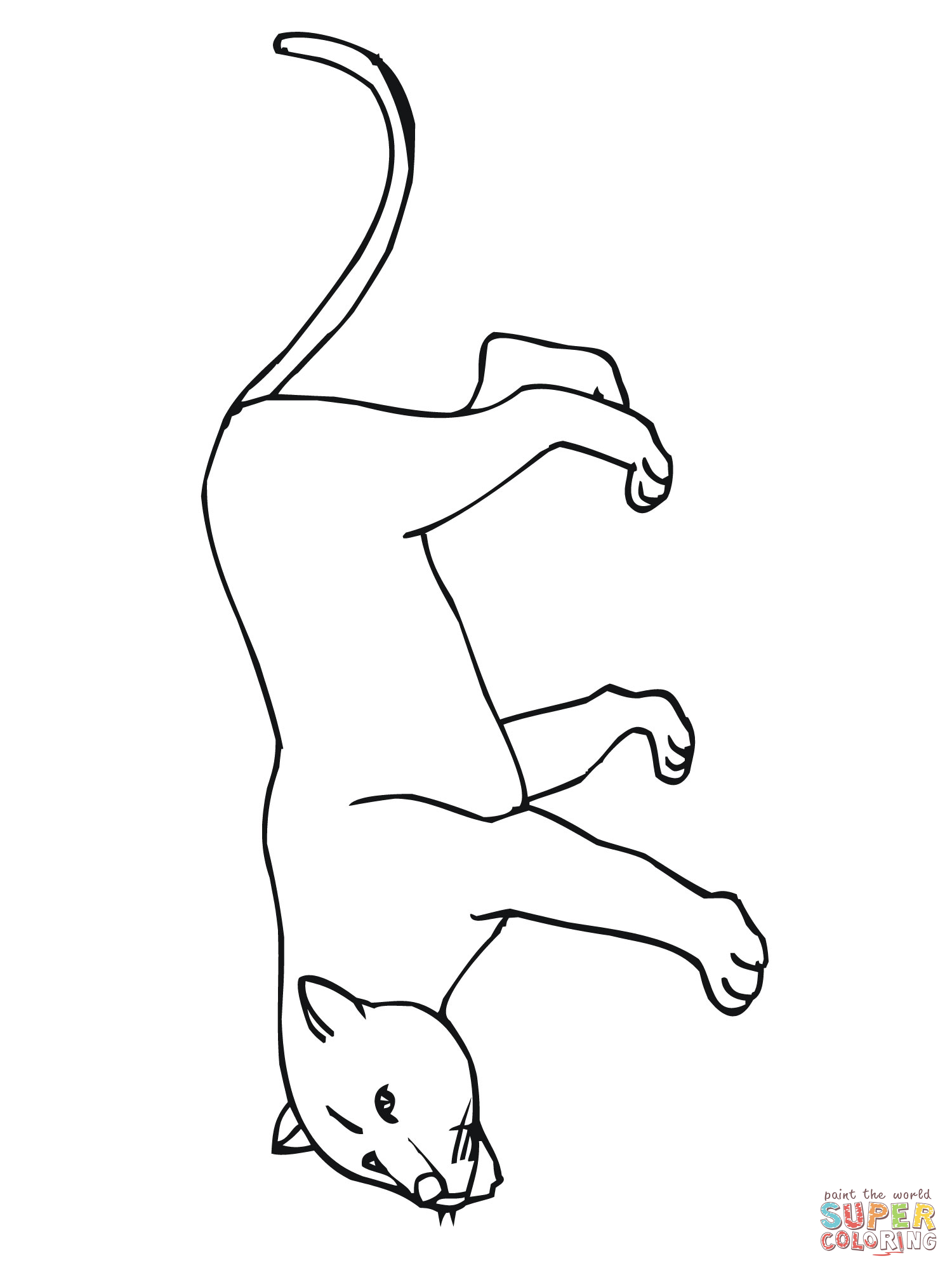  Panther Animal Coloring Pages kids coloring pages | #12