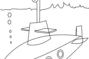 Submarine Coloring pages | kids coloring pages | Coloring pages for kids | #2