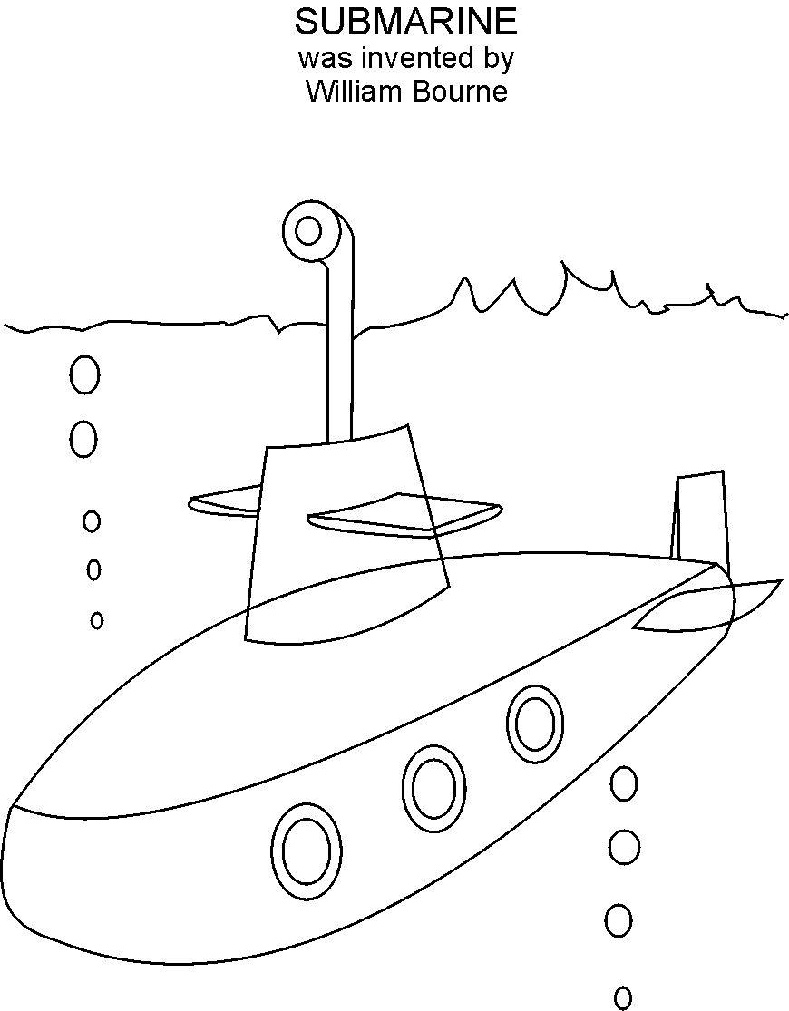  Submarine Coloring pages | kids coloring pages | Coloring pages for kids | #2