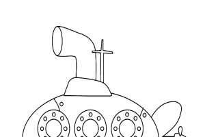 Submarine Coloring pages | kids coloring pages | Coloring pages for kids | #21