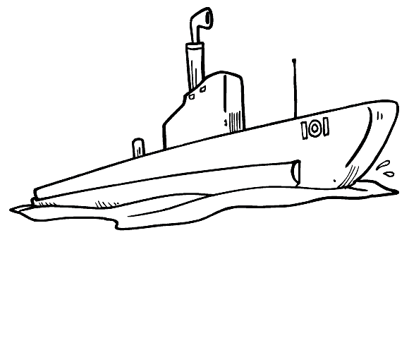 Submarine Coloring pages | kids coloring pages | Coloring pages for kids | #22