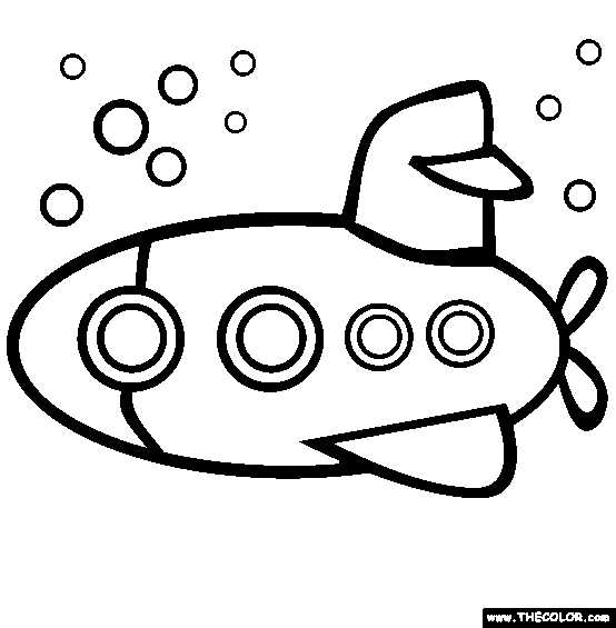 Submarine Coloring pages | kids coloring pages | Coloring pages for kids | #3