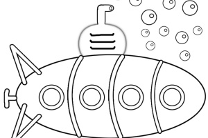 Submarine Coloring pages | kids coloring pages | Coloring pages for kids | #30