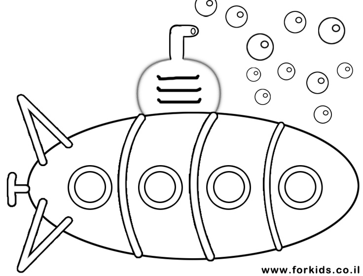  Submarine Coloring pages | kids coloring pages | Coloring pages for kids | #30