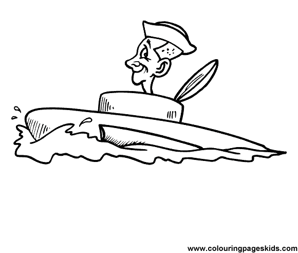 Submarine Coloring pages | kids coloring pages | Coloring pages for kids | #34