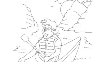 Summer Vacation Printable coloring pages for kids | #21