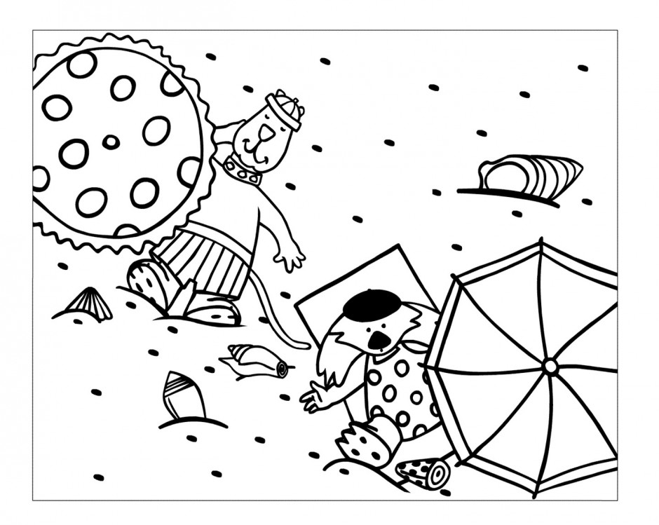  Summer Vacation Printable coloring pages for kids | #28