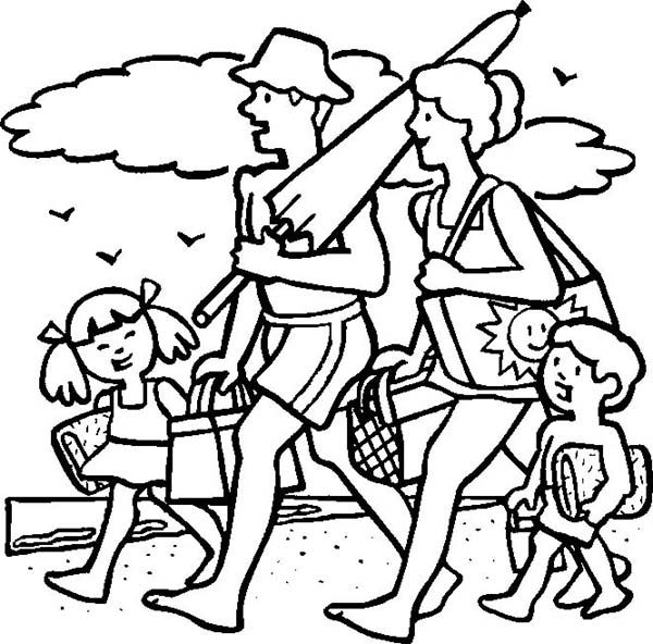 Summer Vacation Printable coloring pages for kids | #31