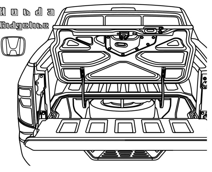  Back Honda Ridgeline CARS Coloring Pages | Kids Coloring pages
