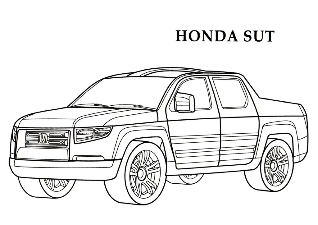  Honda SUT CARS Coloring Pages | Kids Coloring pages