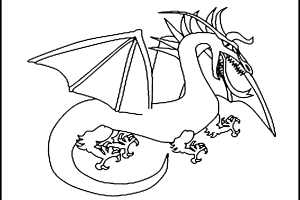 Dragon Preschool Coloring Pages | Kids coloring pages