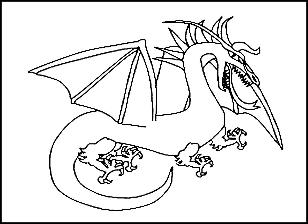  Dragon Preschool Coloring Pages | Kids coloring pages