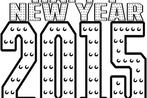 Happy New Year 2015 Preschool Coloring Pages | Kids coloring pages
