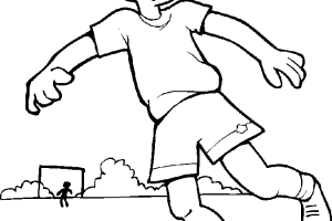 Soccer Balloon Coloring pages for Kids