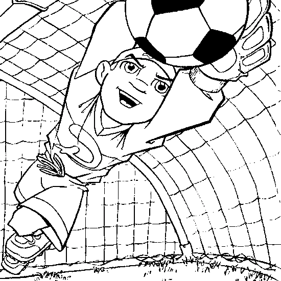 Super Soccer Balloon Coloring pages for Kids