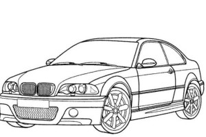 BMW Car Pictures to Color Printable Coloring Pages for Kids