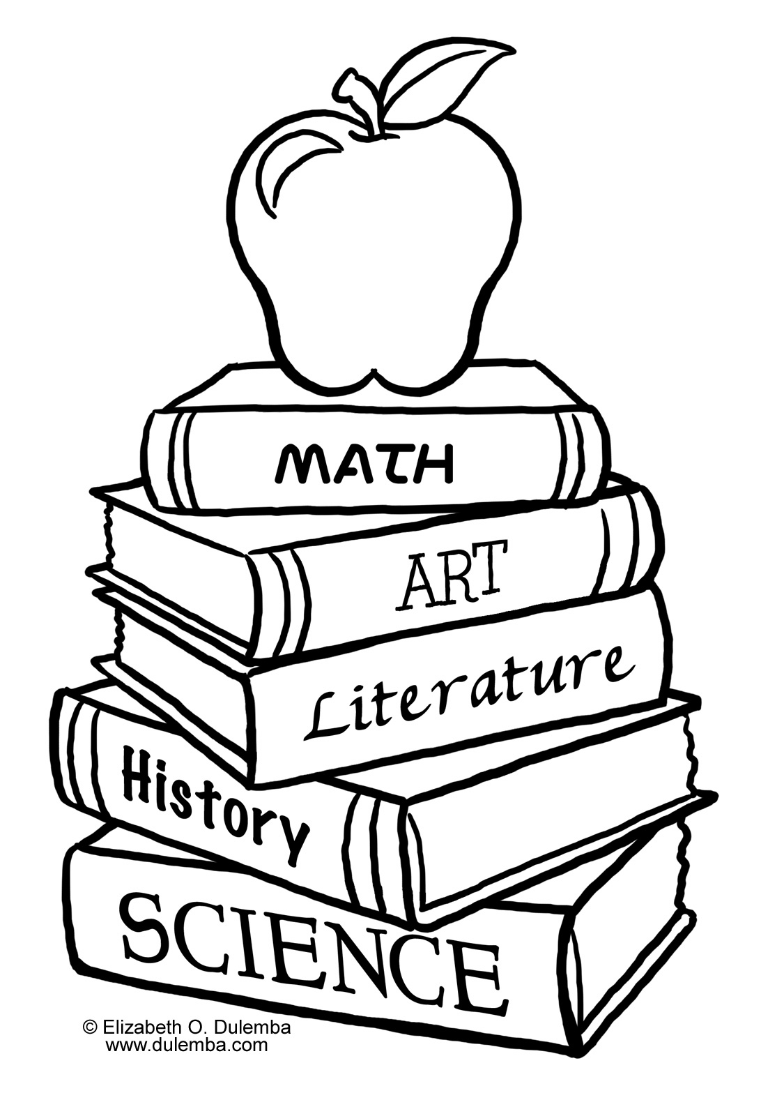  Book School KIDS Coloring pages