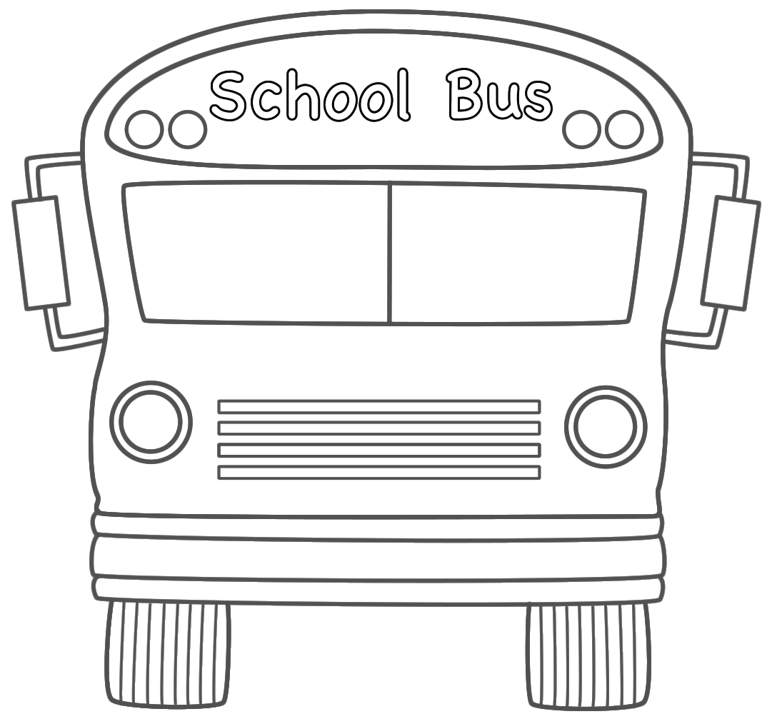 My School Bus KIDS Coloring pages