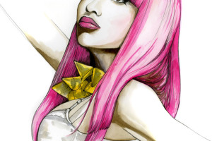 Nicki Minaj Kids Coloring Sheets Pink Hairstyle