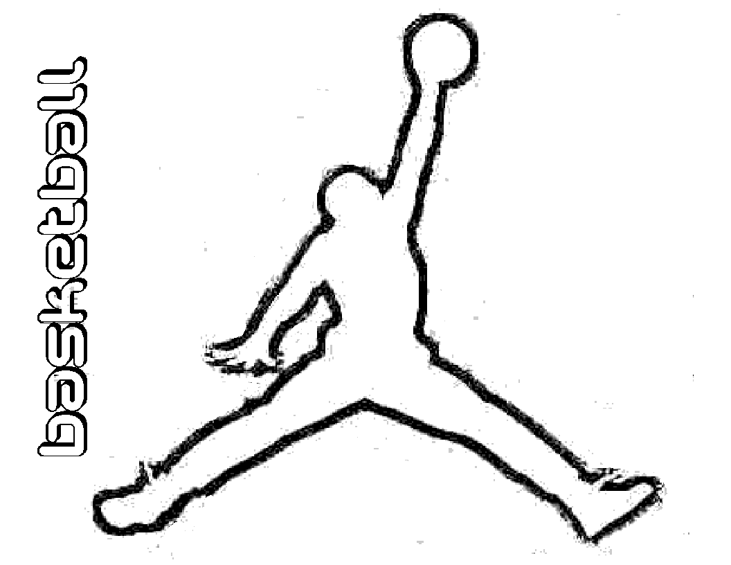 Basketball Logo Coloring Pages For Kids | Print Coloring pages