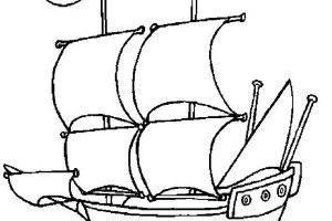 Colouring Pirate Ship Coloring Pages for Kids | Print Coloring Pages