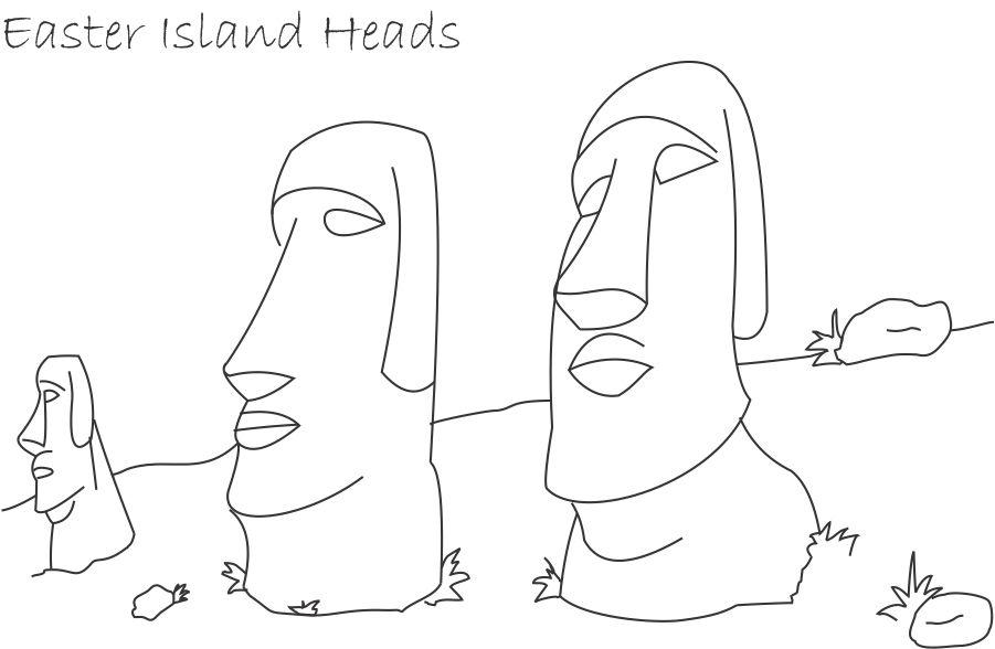  Easter Island Coloring Pages | Print Coloring pages