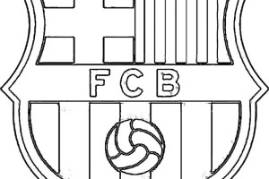 FCB Logo Coloring Pages For Kids | Print Coloring pages Info