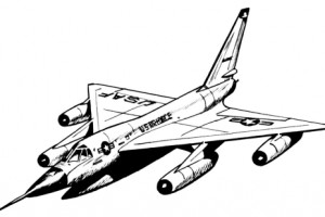 Fighter Airplane Jet Color Pictures | Print Coloring pages | #10