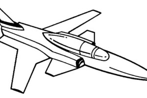 Fighter Airplane Jet Color Pictures | Print Coloring pages | #11