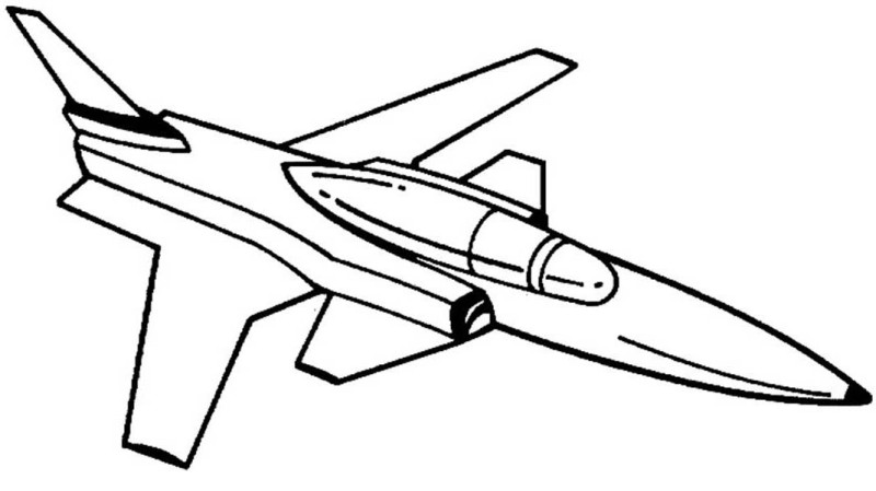  Fighter Airplane Jet Color Pictures | Print Coloring pages | #11
