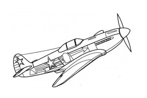 Fighter Airplane Jet Color Pictures | Print Coloring pages | #2