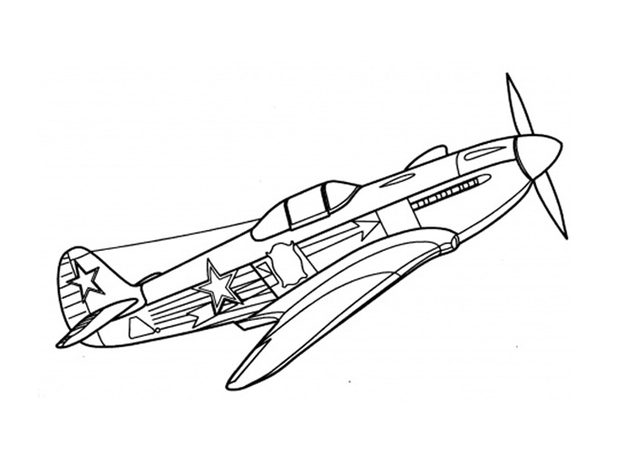  Fighter Airplane Jet Color Pictures | Print Coloring pages | #2