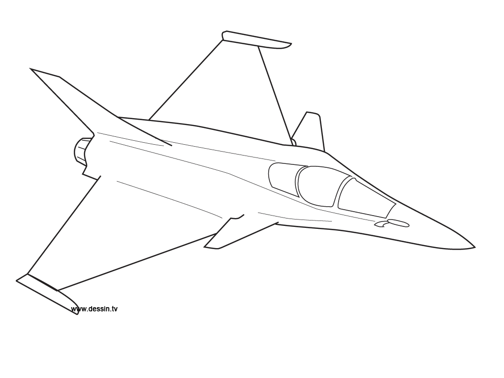  Fighter Airplane Jet Color Pictures | Print Coloring pages | #3