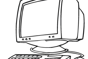 Gamer Computer Coloring Pages for Kids | Print Coloring Pages