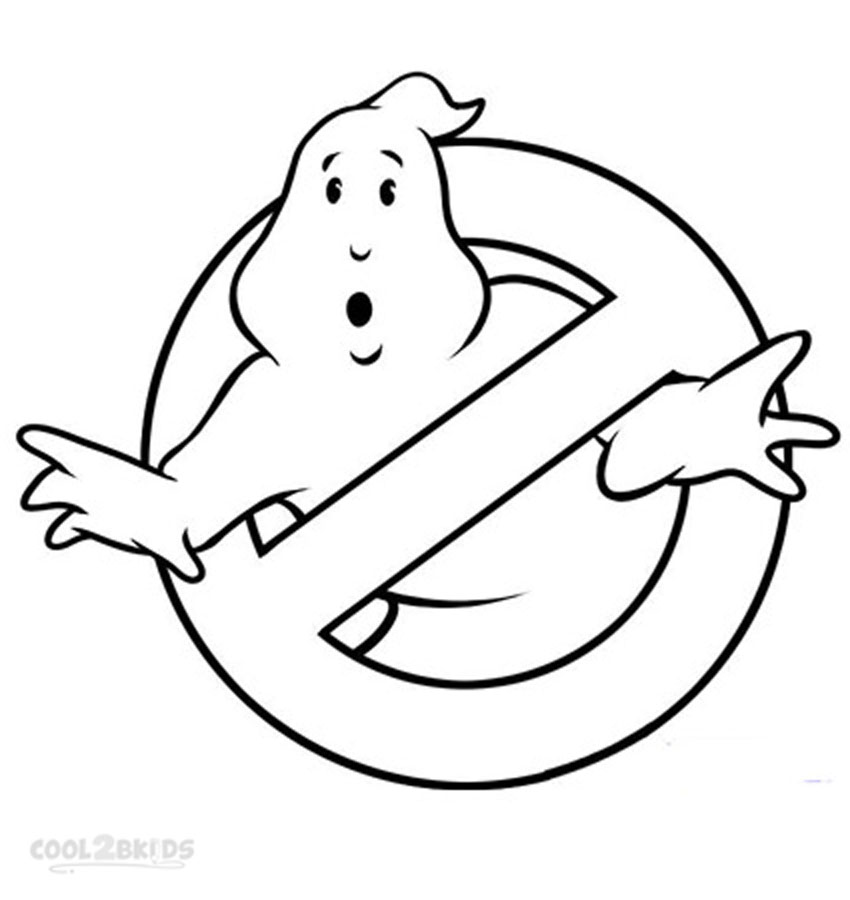  Ghostbusters Logo Coloring Pages For Kids | Print Coloring pages