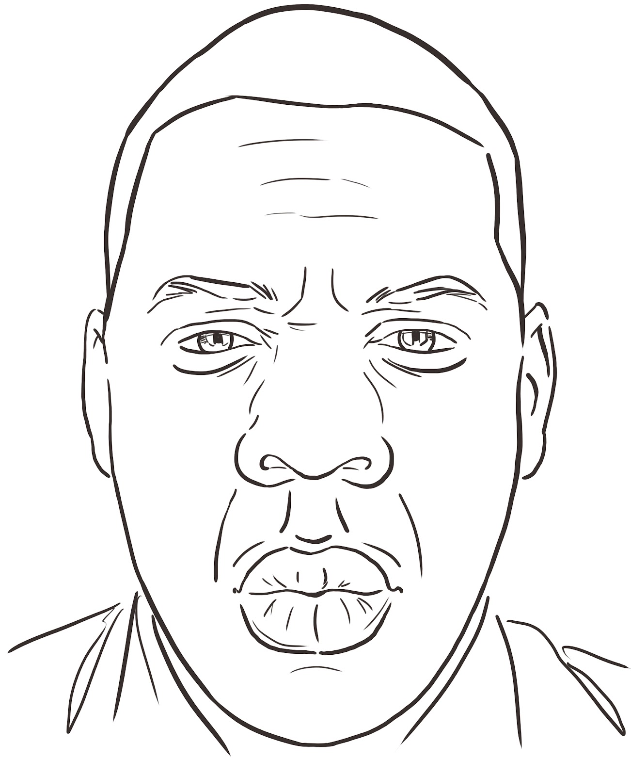 Jay-Z Coloring pages for Kids