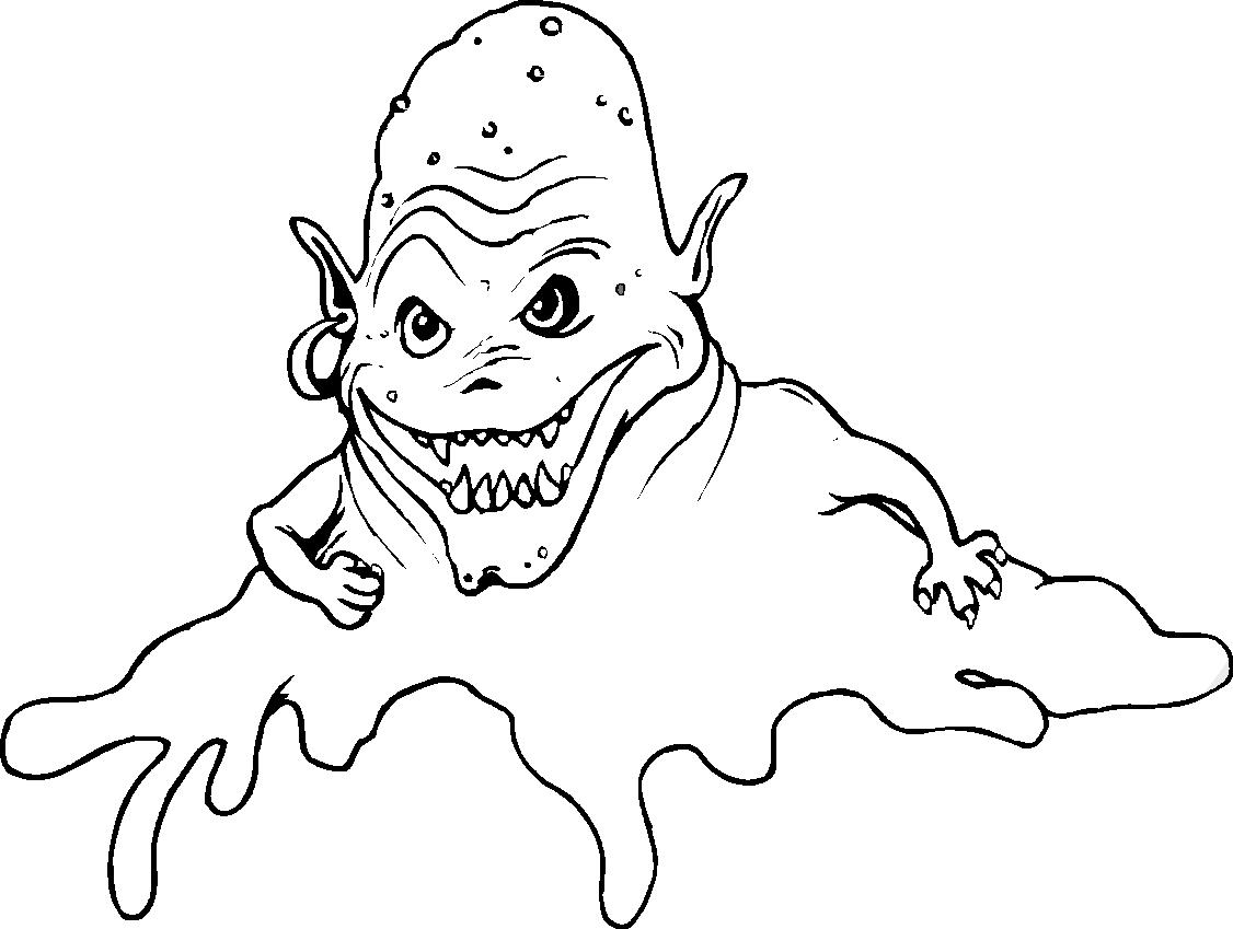 Monster Glue Coloring pages for Kids