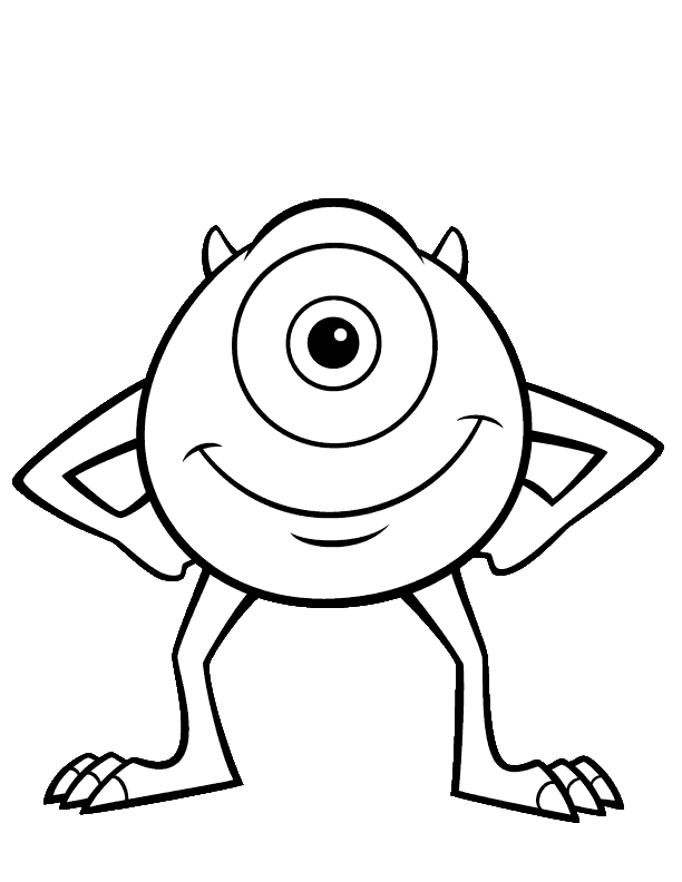 Monster Movie Coloring pages for Kids