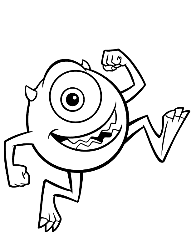 Monster The Movie Run Coloring pages for Kids