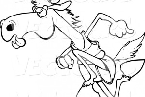 Race Horses Color Pictures | Print Coloring pages | #15