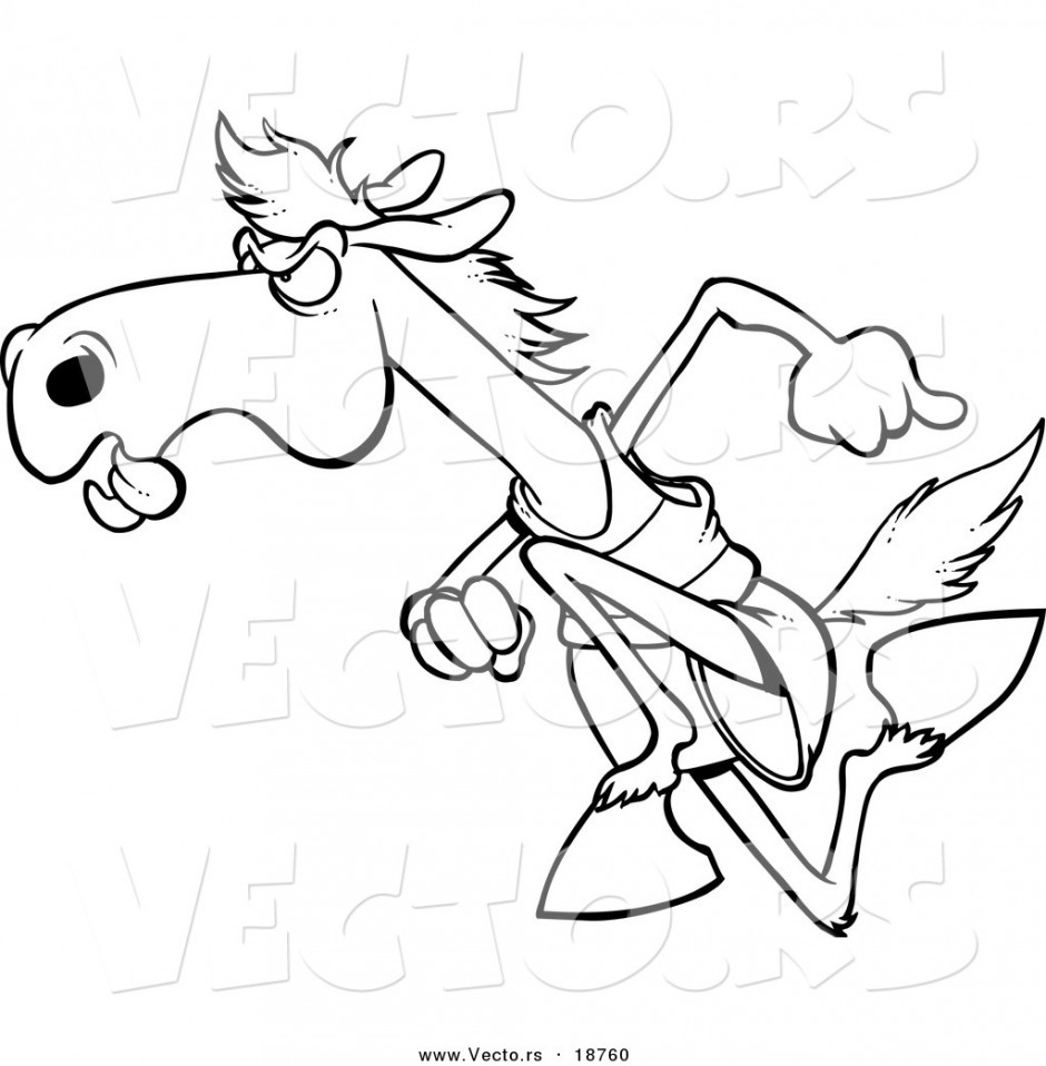  Race Horses Color Pictures | Print Coloring pages | #15